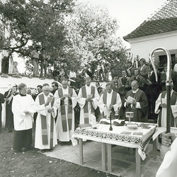 Karmeleinweihung mit Bischof Johann Weber am 12.9.1976