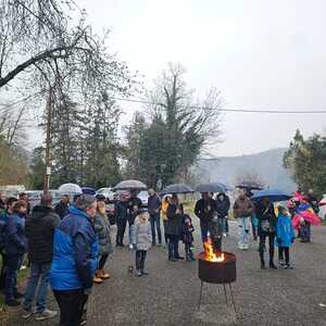 Weihfeuertragen in unserer Pfarre