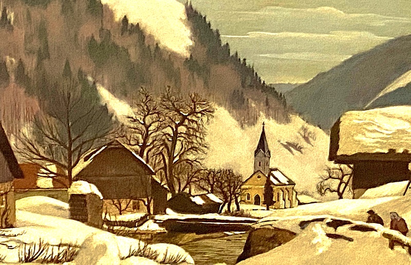 Pfarrkirche Unterlaussa / Pater Ulrich Diel OSB Winter